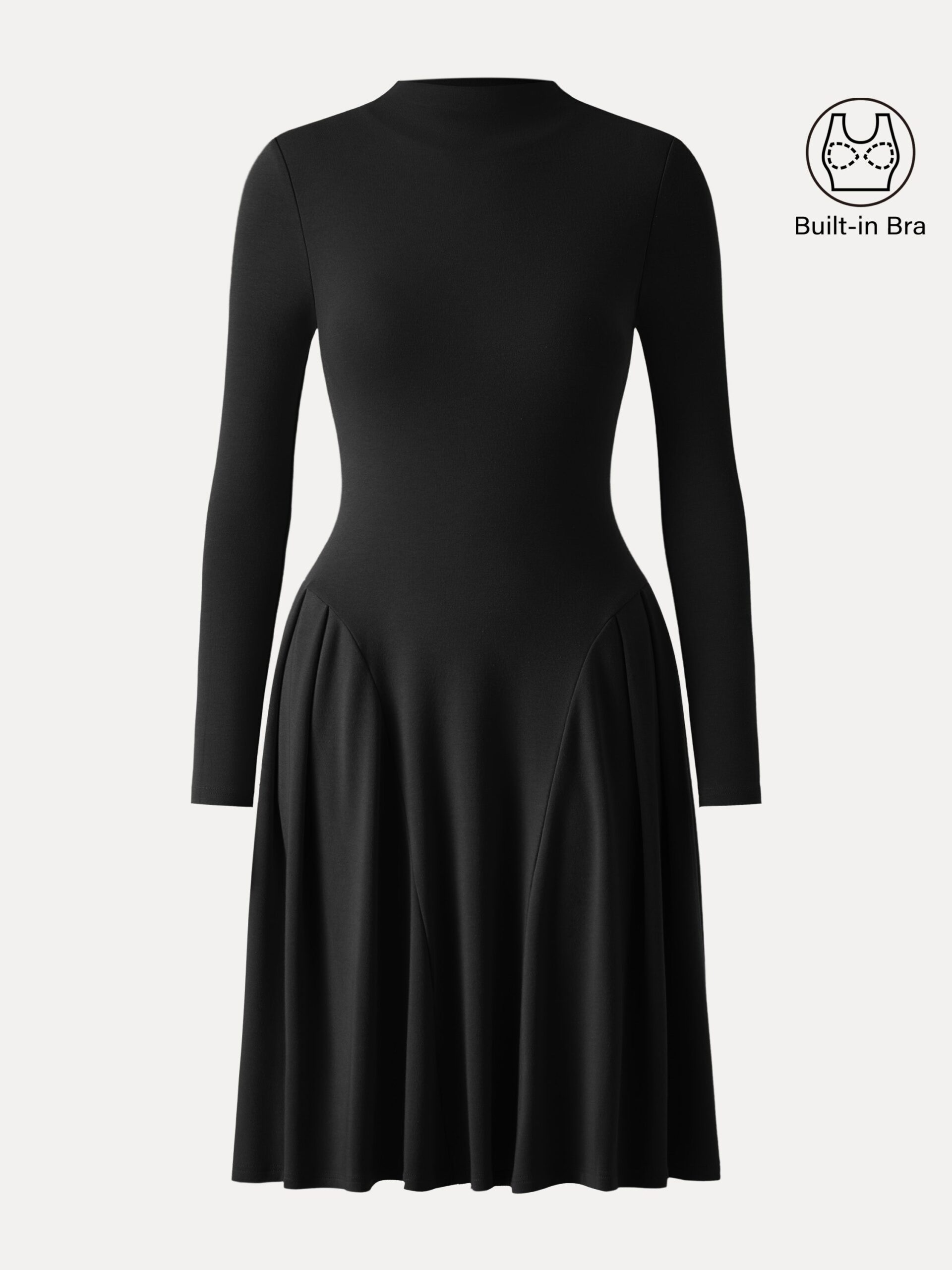 MaxWarm Mockneck Knielanges Brami-Kleid - Image 14