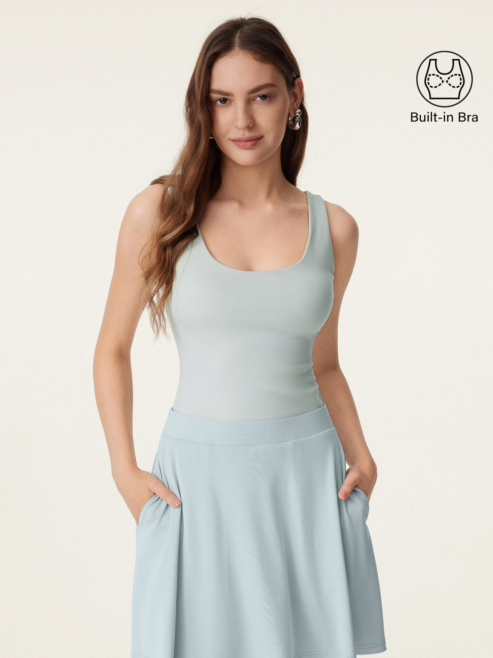 New Airy Brami Tank mit U-Ausschnitt