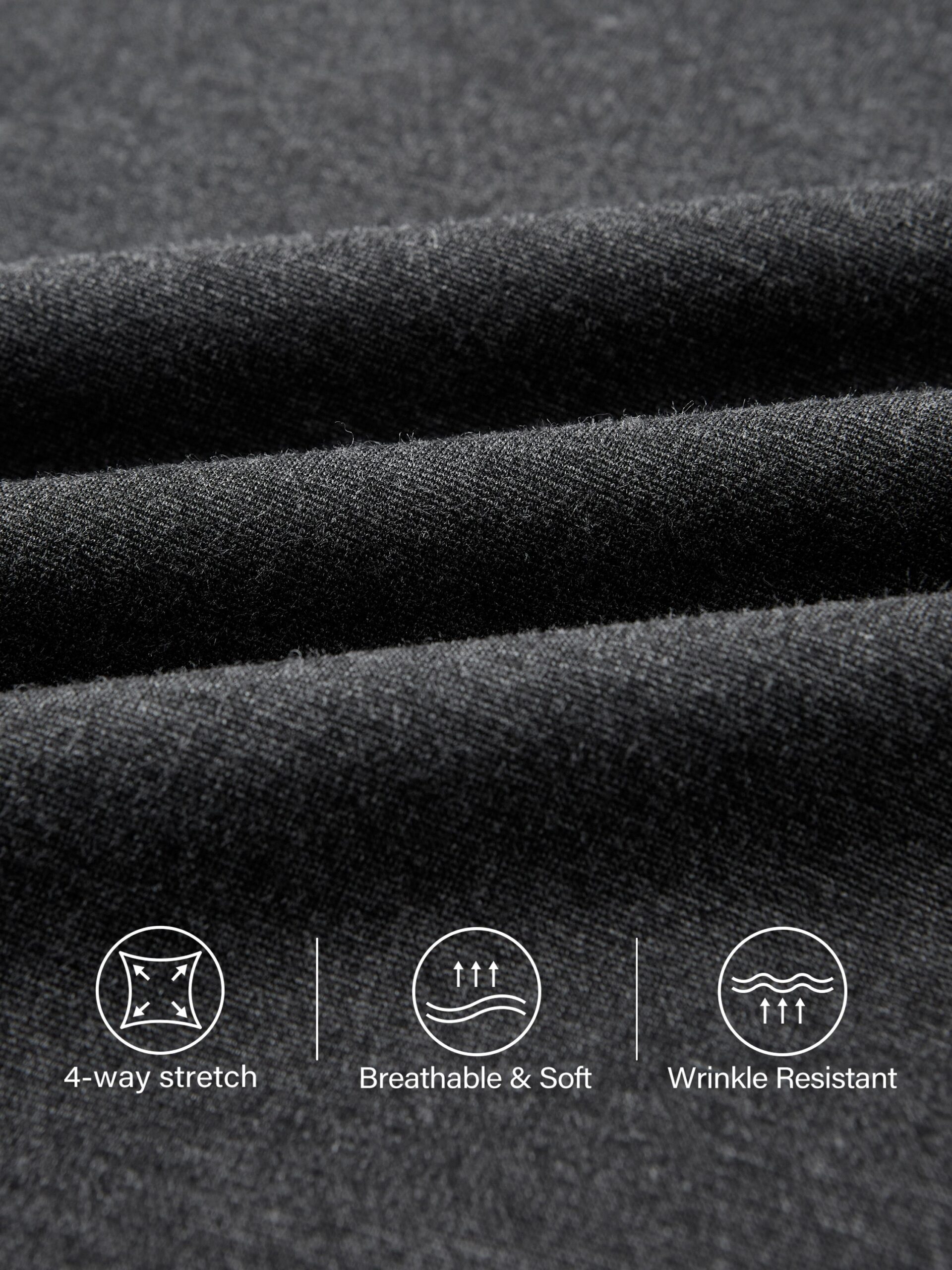 Stretch-Ponte-Hose mit hohem Bund, geradem Bein und Taschen - Image 8