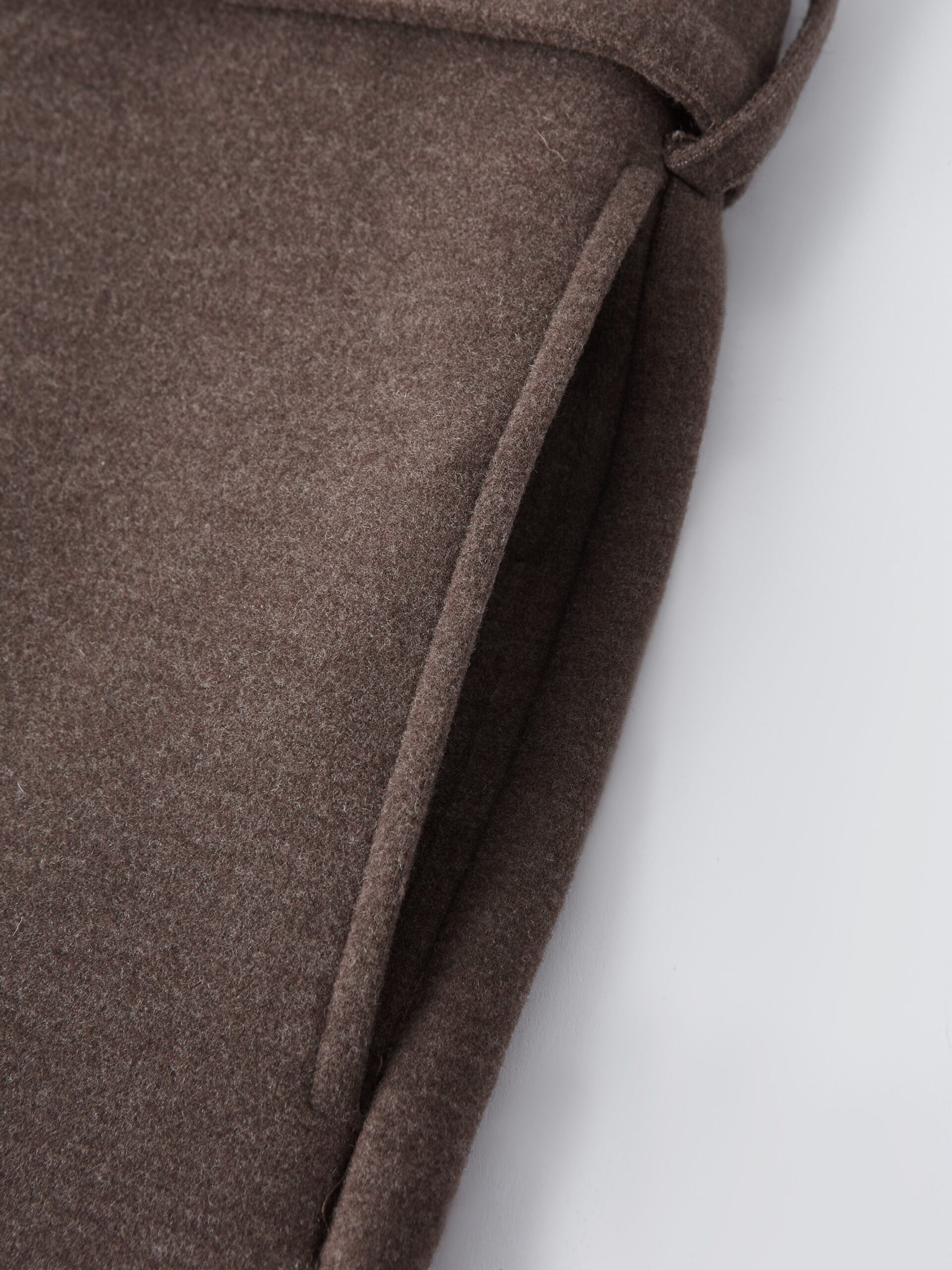 Wickelmantel mit Gürtel und abnehmbarem Kragen - Image 7