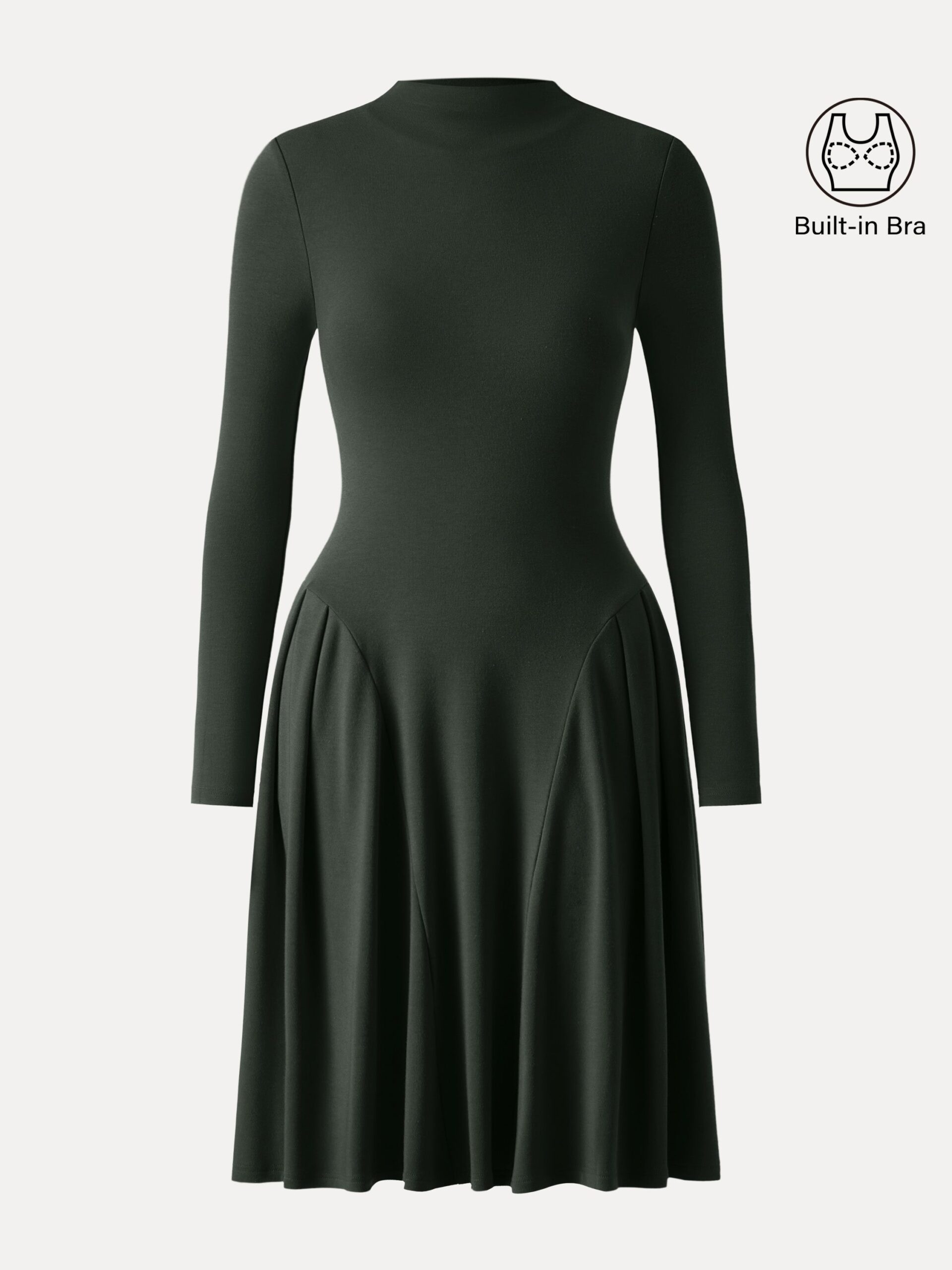 MaxWarm Mockneck Knielanges Brami-Kleid - Image 11