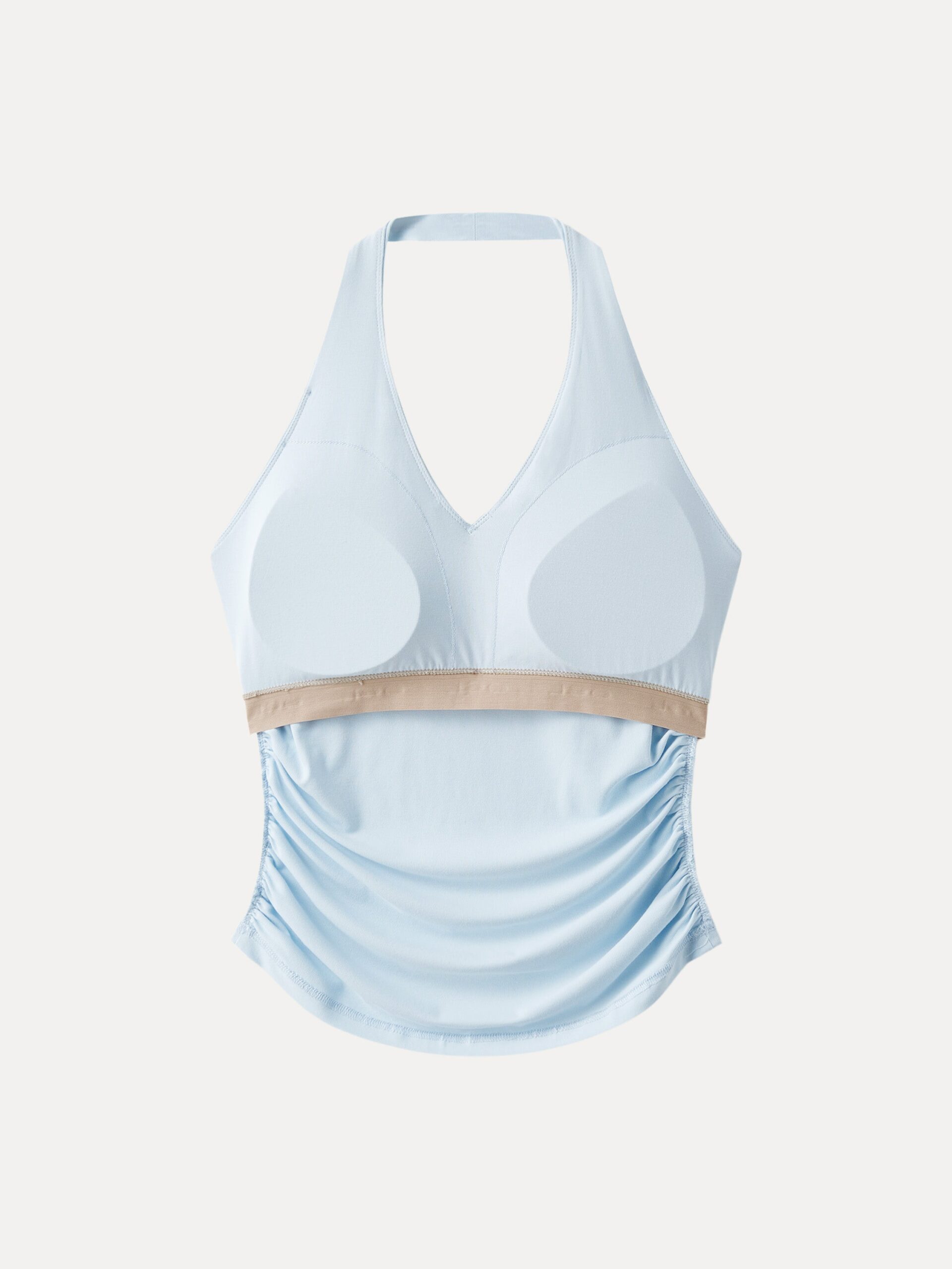 Neckholder-Tanktop mit seitlicher Raffung, neu, luftig, Brami - Image 11