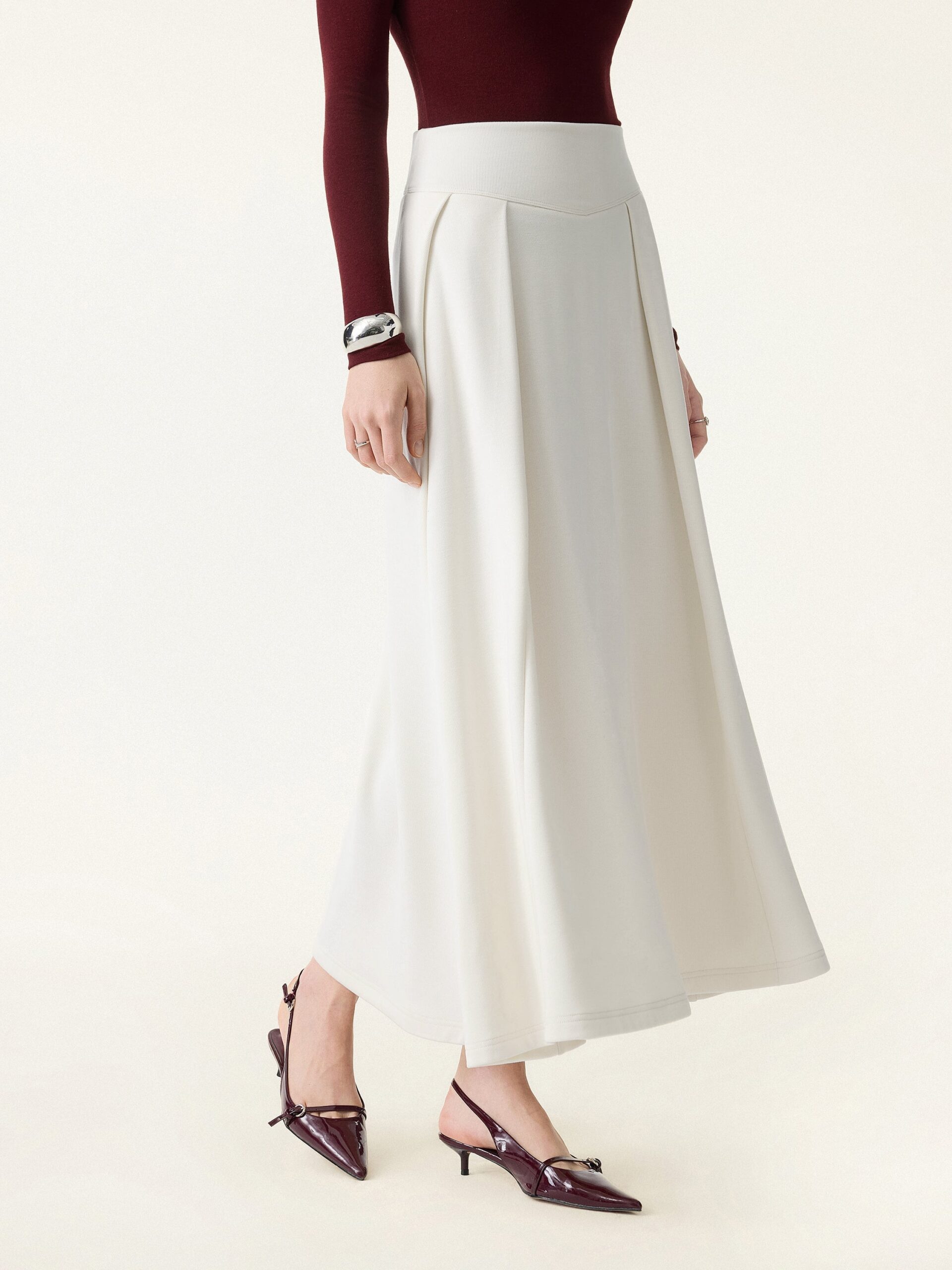 A-Linien-Maxirock zum Überziehen mit Taschen - Image 7