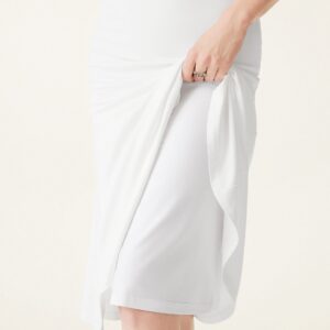 Alternative view of Brami-Midikleid mit U-Ausschnitt und tiefem Rückenausschnitt