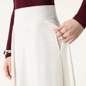 Alternative view of A-Linien-Maxirock zum Überziehen mit Taschen