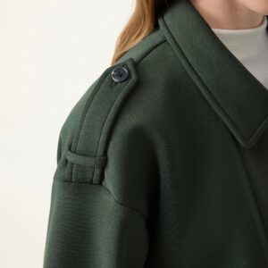 Alternative view of Doppelwarmer Mantel mit wandelbarem Kragen und Knöpfen