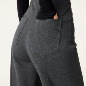 Alternative view of Stretch-Ponte-Hose mit hohem Bund, geradem Bein und Taschen