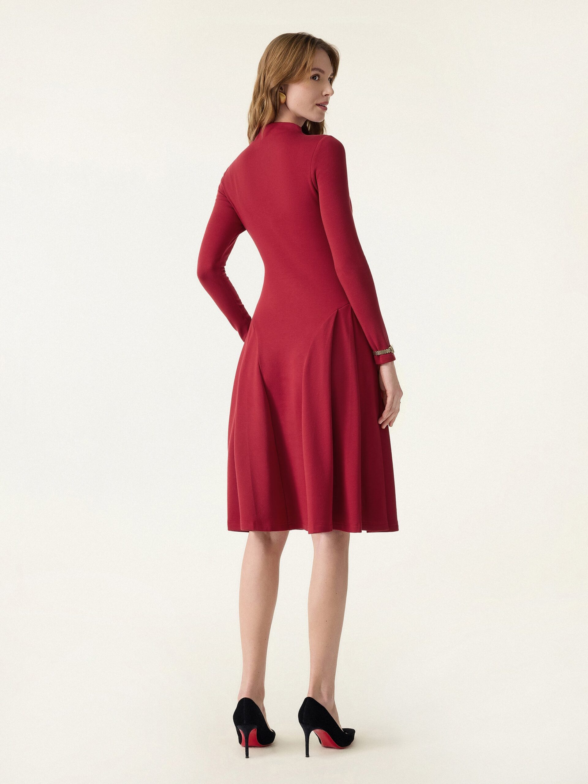 MaxWarm Mockneck Knielanges Brami-Kleid - Image 7